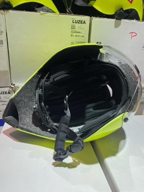 Casque Chrono Spiuk Luzea Fluo/Rouge Bingoal Wallonie-Bruxelles 