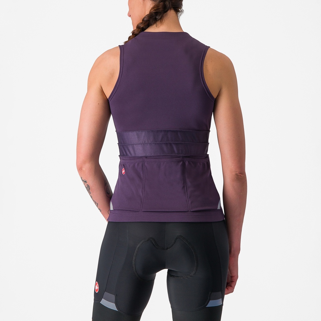 Castelli Anima 4 Sleeveless Night Shade / Purple Mist 502 