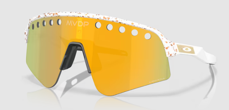 Oakley Sutro Lite Sweep MVDP LTD Blanc moucheté 24K 
