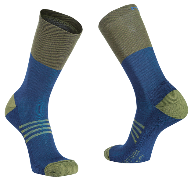 Northwave Extreme Pro High Sock / Deep Blue - Forest Green