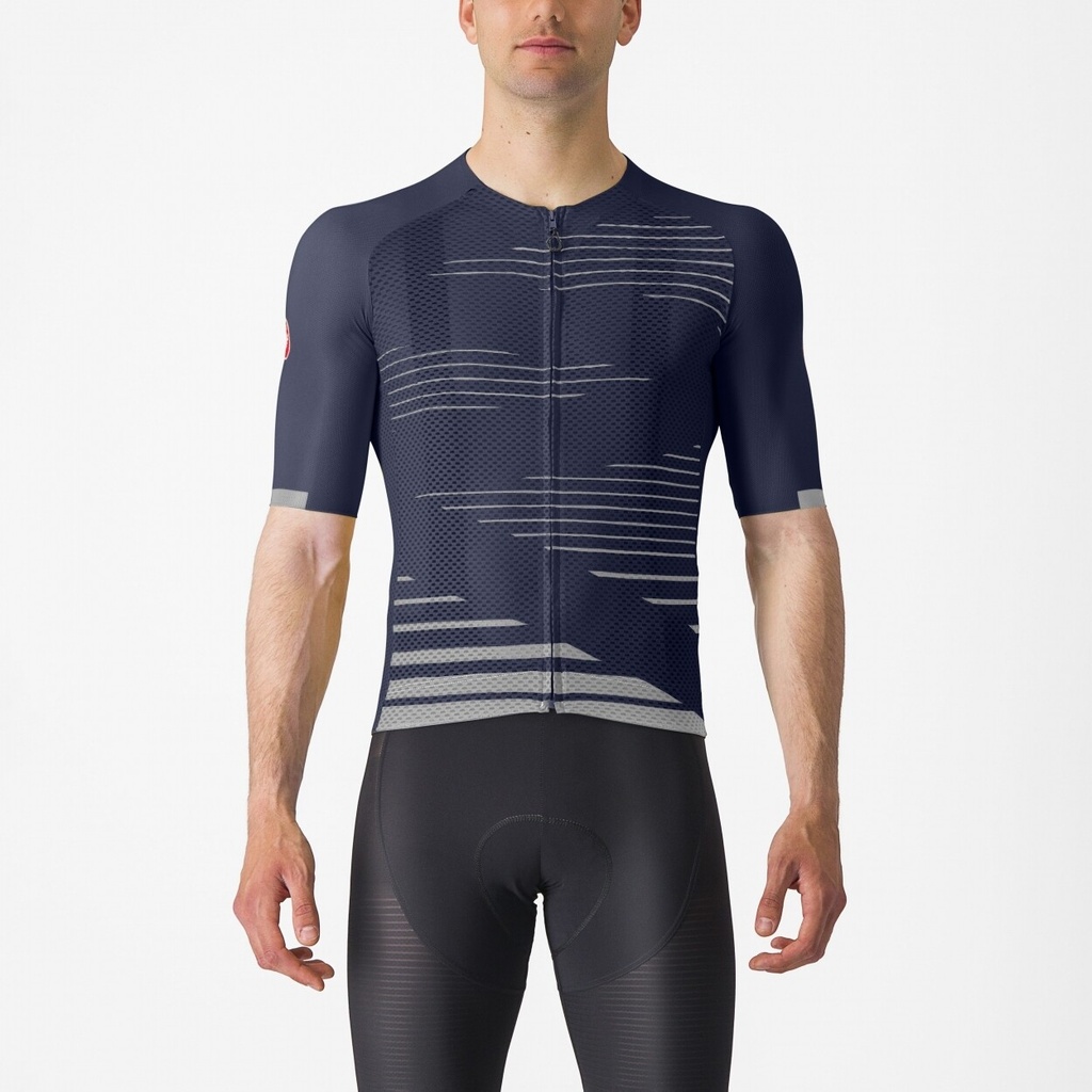 Castelli Climber's 4.0 Jersey Belgian Blue/Silver Gray