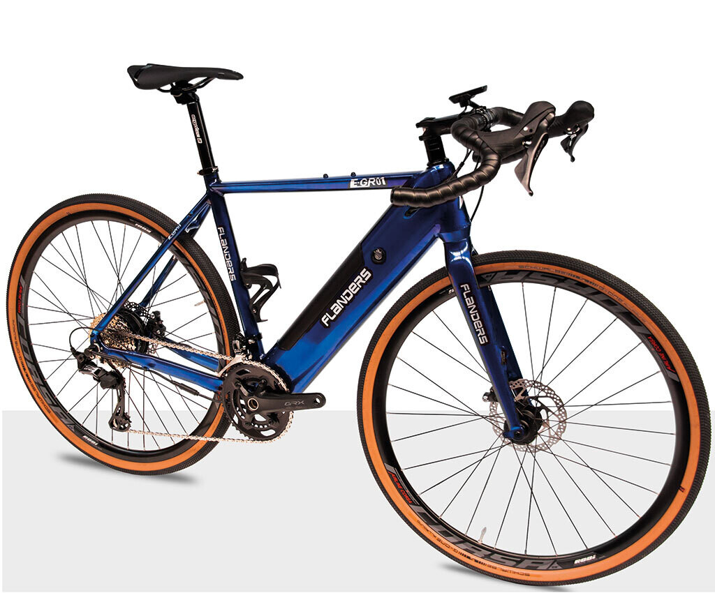 Flanders E Gravel 105 12s 250w GRIS/ROUGE