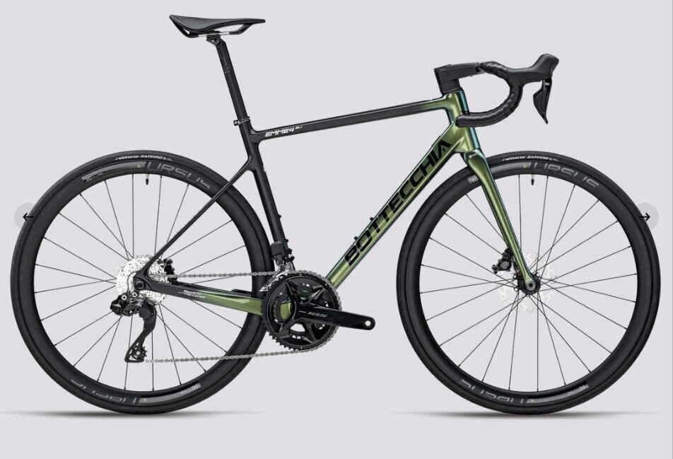 Bottecchia Emme 4 SLI Ultegra C7 Matt Black Green Polished Gold C7