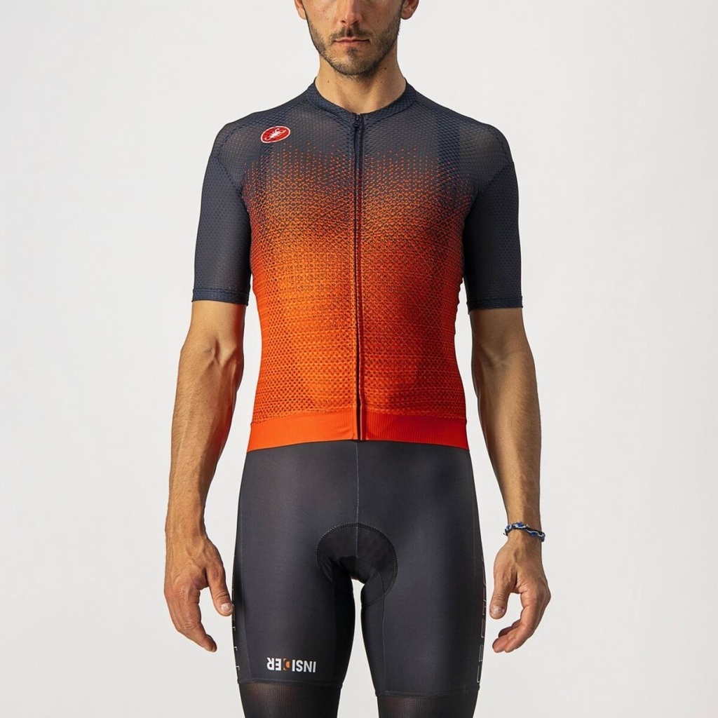 Castelli Insider Jersey Red/Savile Blue