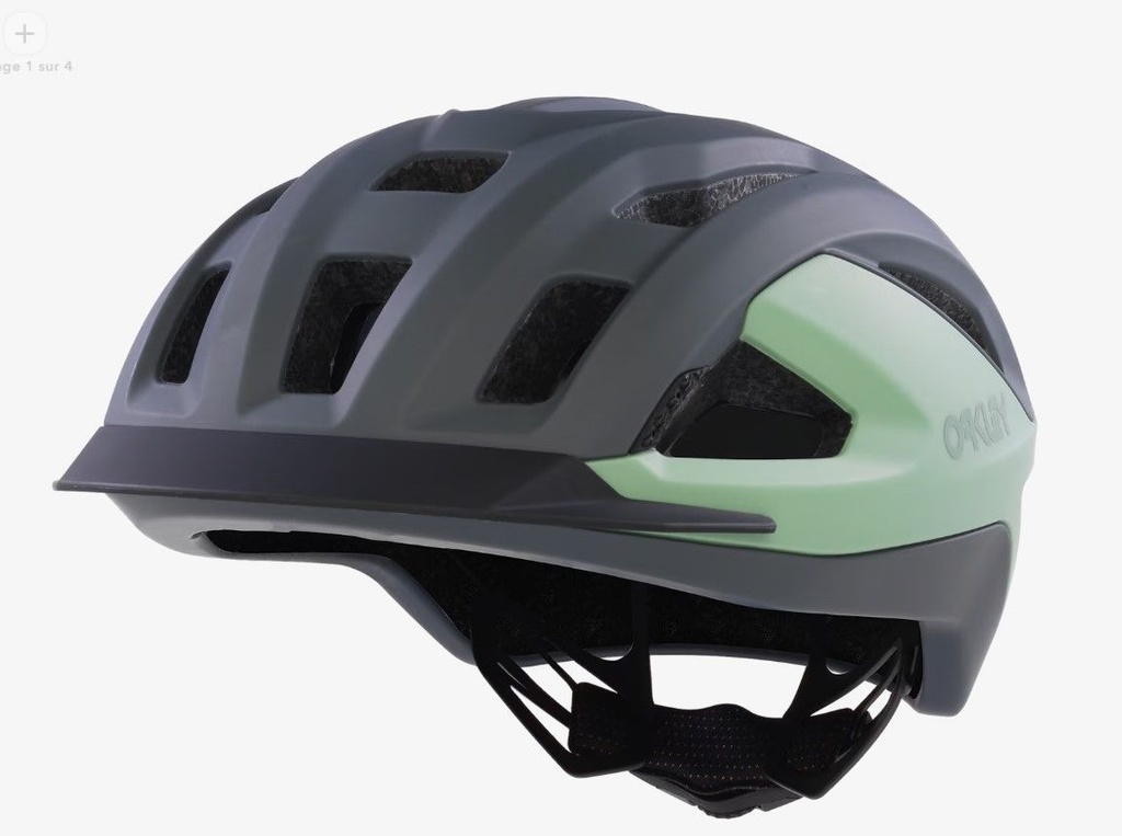 Casque Oakley Aro3 All-road Mips Matte Dark Gray/Jade 