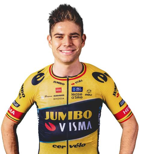 Maillot TEAM JUMBO VISMA  de Wout Van Aert 2023