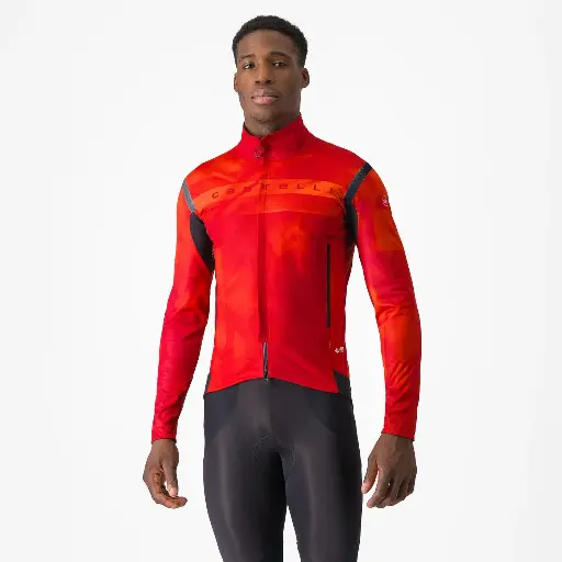 [4524519-645] Castelli Perfetto LTD RoS 2 Jacket Rich Red Brillant Orange 645 