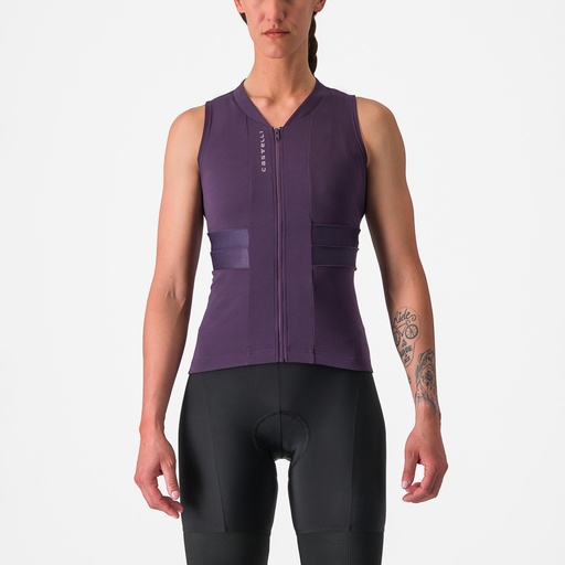 [4523043-502] Castelli Anima 4 Sleeveless Night Shade / Purple Mist 502 