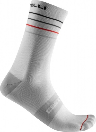 Castelli Endurance 15 sock White and Line