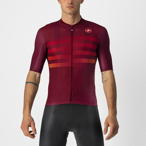 Castelli Endurance pro jersey Bordeaux / Orange