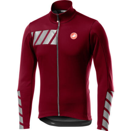 Castelli Raddoppia 2 jacket Reflect Bordeaux