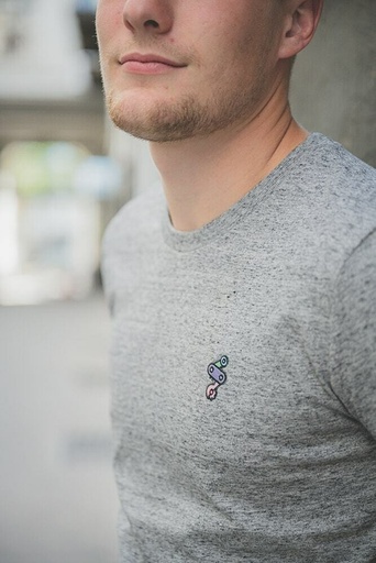 T-Shirt The Vandal "Derailleur" Gris