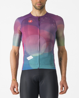 Castelli  RA/D Jersey - Multicolor Purple 990