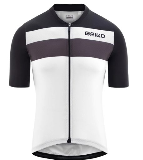 Briko Jerseyko Stripe White / Grey LT / Black