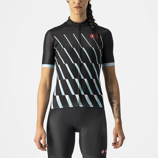 Castelli Pendio Jersey Woman Light Black/Light White