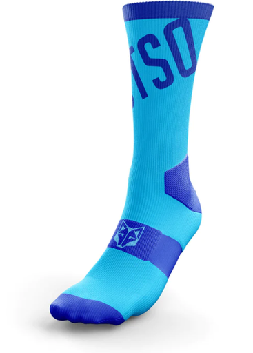 Otso cycling socks Blue Fluo navy